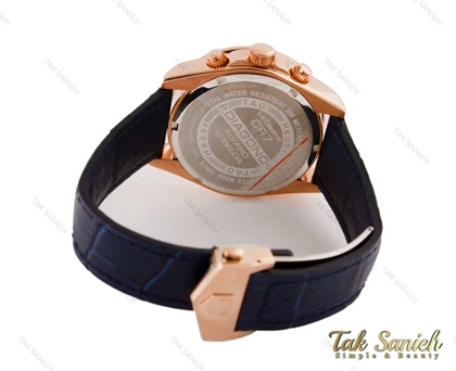 ساعت تگ هویر گرند کررا CR7 زنانه بند چرم سرمه ای Tag-4033-G