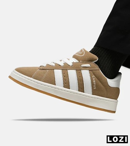 کفش کتانی مردانه و زنانه قهوه ای ADIDAS Campus