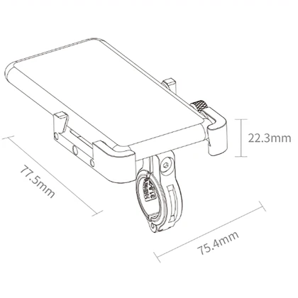 هولدر گوشی موبایل فرمان دوچرخه و موتورسیکلت شیائومی Xiaomi مدل PH-C