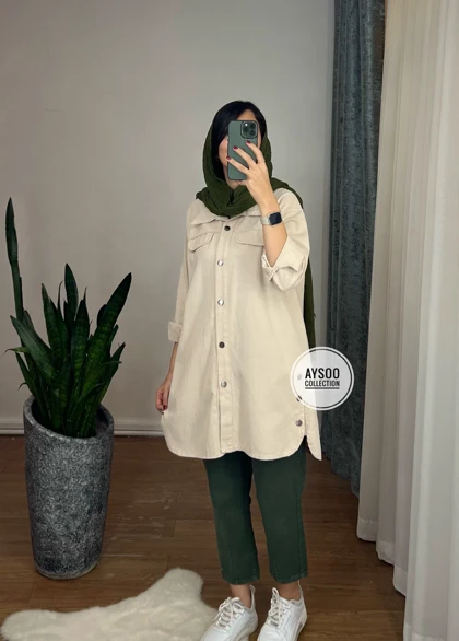 مانتو کتان پانیذ