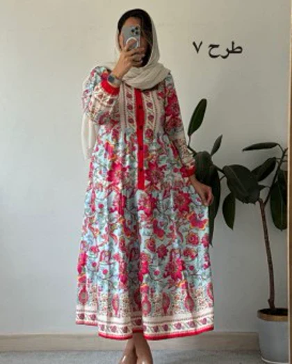 پیراهن ساحلی مزونی فرح 1