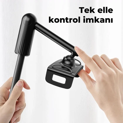 هولدر موبایل بازو بلند سایجی SAIJI IVY4 با قابلیت اتصال به لبه میز و تخت