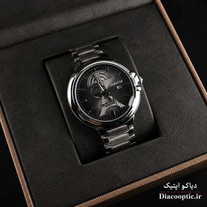ساعت مچی مردانه طرح ایفل برند Paristar مدل Do1309 استیل