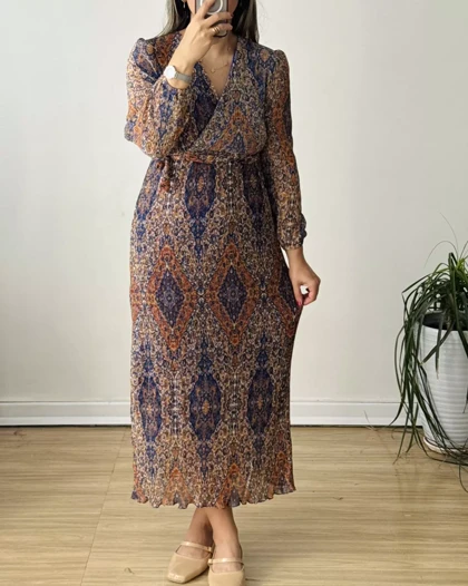 پیراهن مجلسی پلیسه بهارک