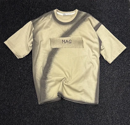 تیشرت پنبه ماکان MAG با افکت سایه و نور (Shadow Effect)