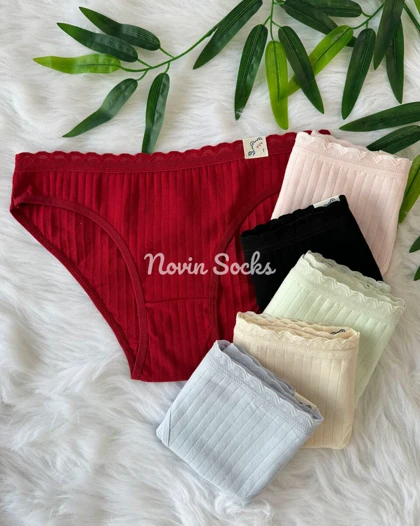 شورت لبه گیپور خرسی (مناسب سایز 38 - 40)XL