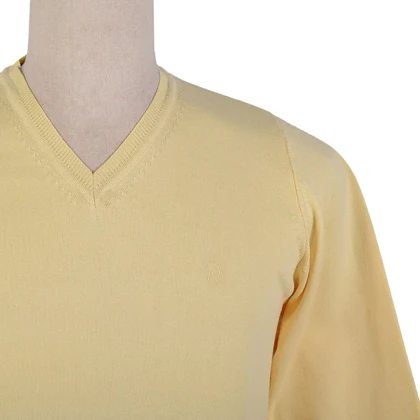 پلیور بافت مردانه یقه هفت لیمویی