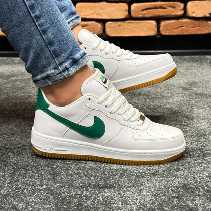 کتانی نایک ایرفورس ست مردانه زنانه nike air force رنگ سفید سبز