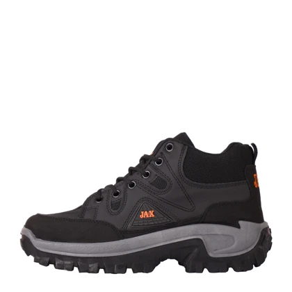 کفش ساق‌دار مردانه مشکی مدل JAX