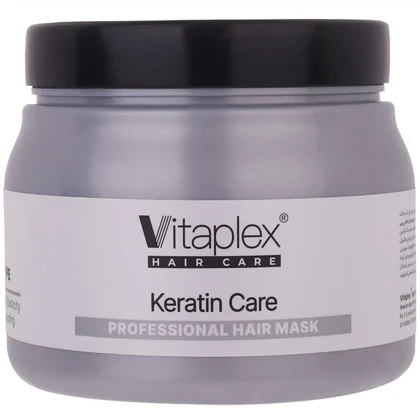 ماسک مو ویتاپلکس مدل Keratin فاقد سولفات مناسب موی کراتین شده 500ml