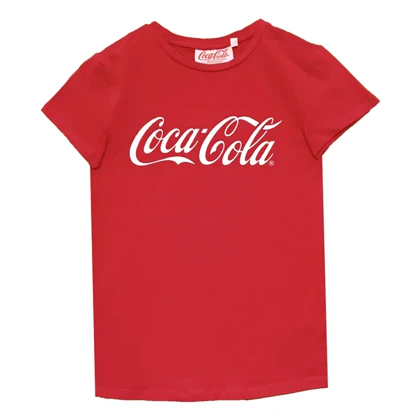 تیشرت نخ پنبه با طرح نوشابه کوکا کولا coca cola کد 198569