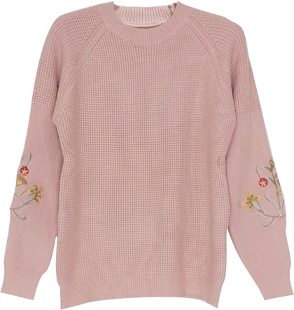 بلوز بافت زنانه گلدوزی شده وارداتی