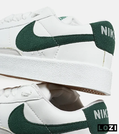 کفش نایک مردانه و زنانه سفید سبز Nike Blazer Low 77