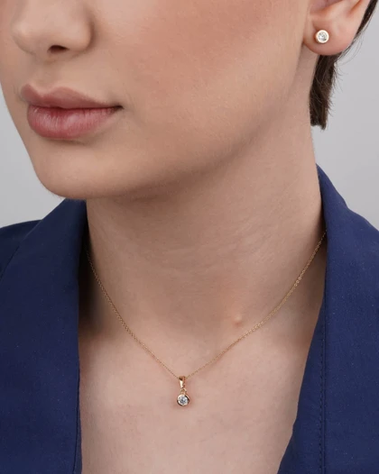 نیمست نگین‌دار مینیمال برند ژوپینگ