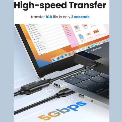 کابل افزایش طول USB 3.0 یوگرین Ugreen مدل US115 30126 طول 1.5 متر