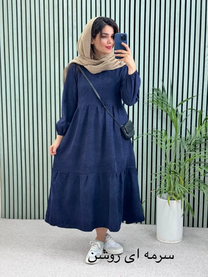 پیراهن مانتویی شقایق