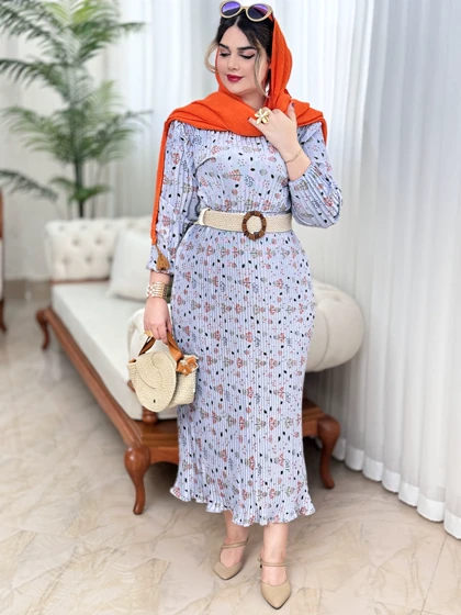 پیراهن پلیسه پرنیان 2108