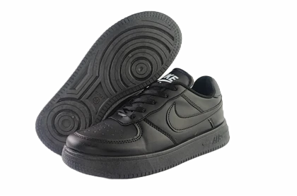 کفش اسپرت زنانه وپسرانه برند نایکی مدل ایرفورس nike airforce مشکی کد 70