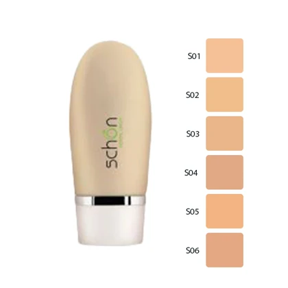 کرم پودر مات شون حاوی روغن جوانه گندم مدل اسموتینگ Schon Smoothing