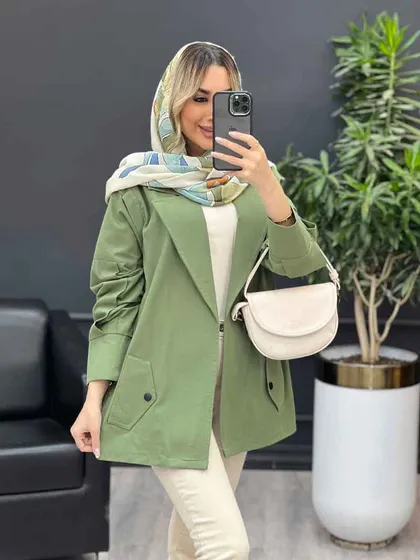 مانتو لینن سر شانه ژیله