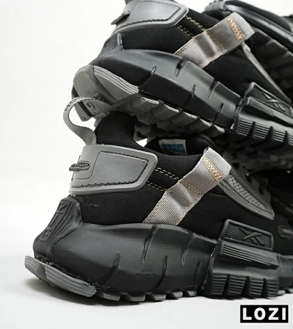 کفش کتانی مشکی طوسی ریباک Reebok Zig Kinetica 2.5 Edge