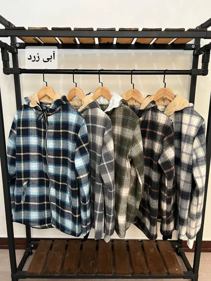 سویشرت چهارخانه کلاهدار 6110
