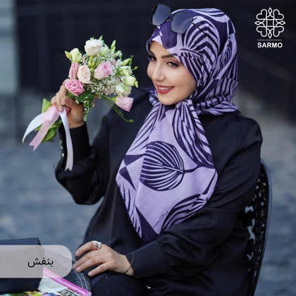روسری نخی گلبرگ