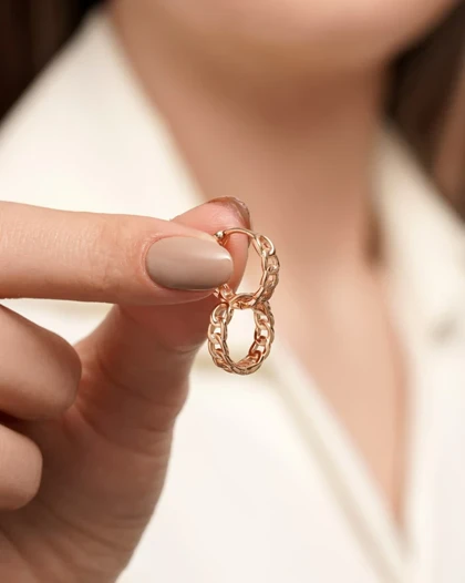 گوشواره آیینه ای کارتیر ژوپینگ