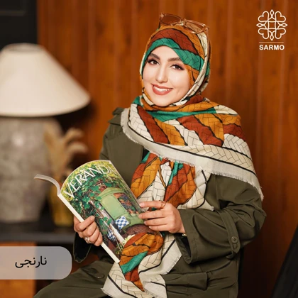 روسری نخ پنبه تافته