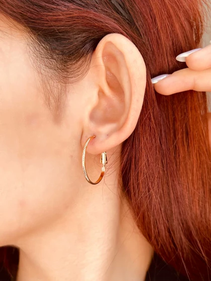 گوشکاره حلقه‌ای طرح طلا ژوپینگ X38