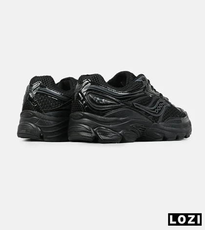کفش کتانی مردانه و زنانه مشکی Saucony pro grid omni 9 مدل 8645
