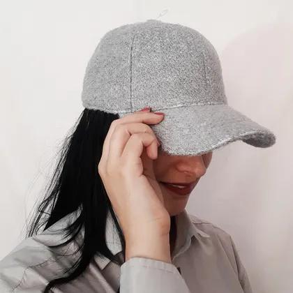 کلاه کپ طوسی مدل تدی