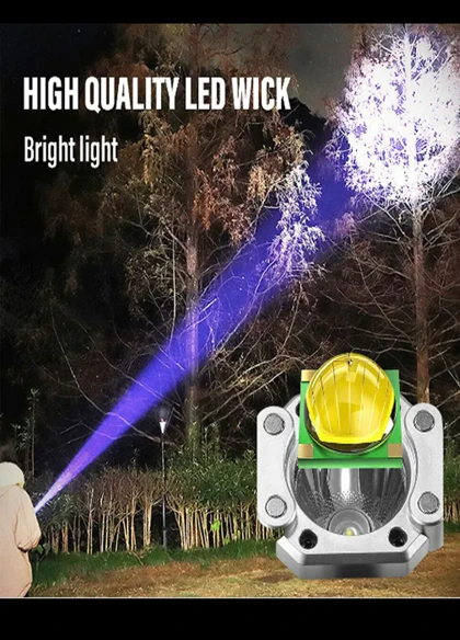 چراغ قوه دستی 8کاره مدل Led torch