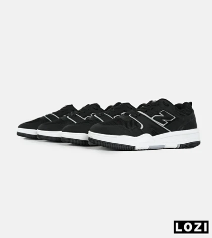 کفش کتانی مردانه و زنانه مشکی سفید NEW BALANCE 550