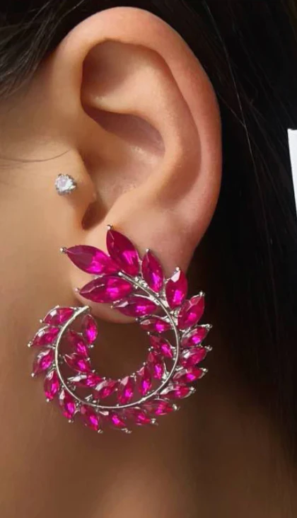 گوشواره جواهری 12319