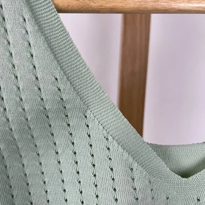 کراپ تاپ زنانه یقه هفتی