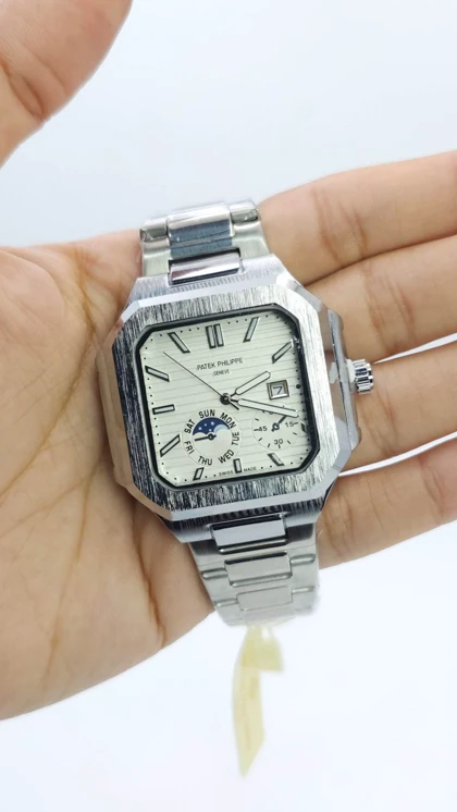 ساعت مچی مردانه پتک فیلیپ Patek Philippe سبک 3موتوره و رنگ ثابت ک