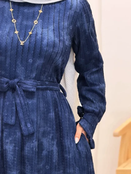 4261-پیراهن بلند گلاب