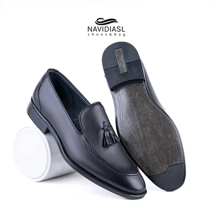 کفش مردانه چرم کلاسیک کد 7025011