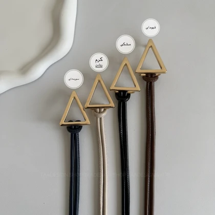 کمربند چرمی مات زنانه مدلbe7041