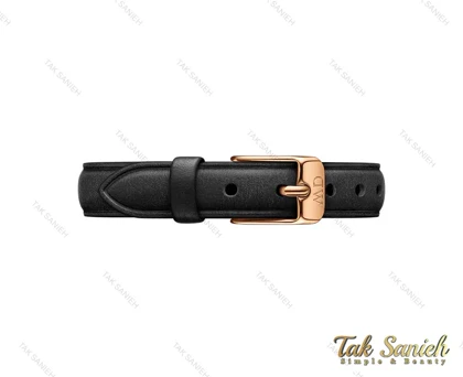 ساعت دنیل ولینگتون مستطیلی زنانه صفحه سبز بند چرم DW-3871-L