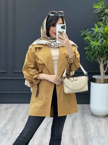 بارانی پشت و آستین گت
