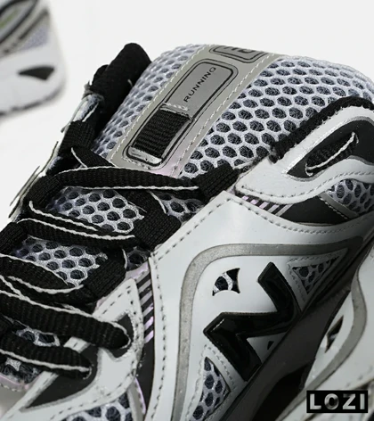 کفش کتانی مردانه و زنانه طوسی مشکی سفید NEW BALANCE 1064 V.2