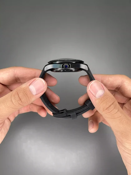 ساعت مچی امگا سیمستر اتوماتیک تمام مشکی بند رابر Omega Seamaster