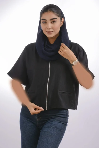 شومیز زیپی سویشرت تابستانه