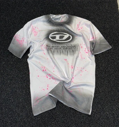 تیشرت دیزل فوق خفن کاستوم شده در بمب رنگ بندی