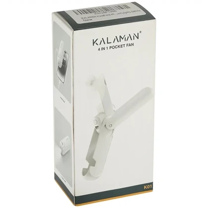 پنکه شارژی دستی کالامان Kalaman مدل K01 چند منظوره