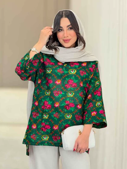 شومیز جلو بسته گلناز