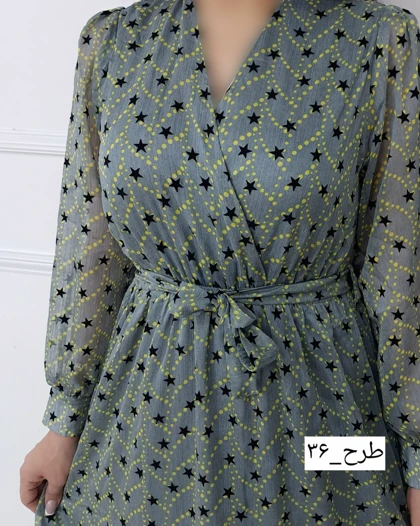 پیراهن حریر تیلدا2 -کد 094