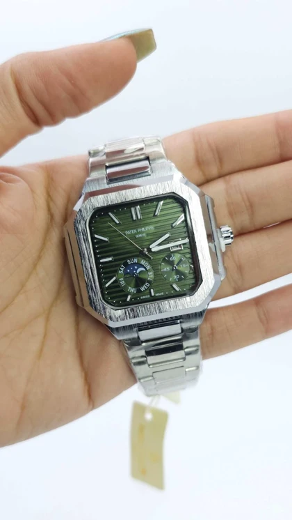 ساعت مچی مردانه پتک فیلیپ Patek Philippe سبک 3موتوره و رنگ ثابت ک